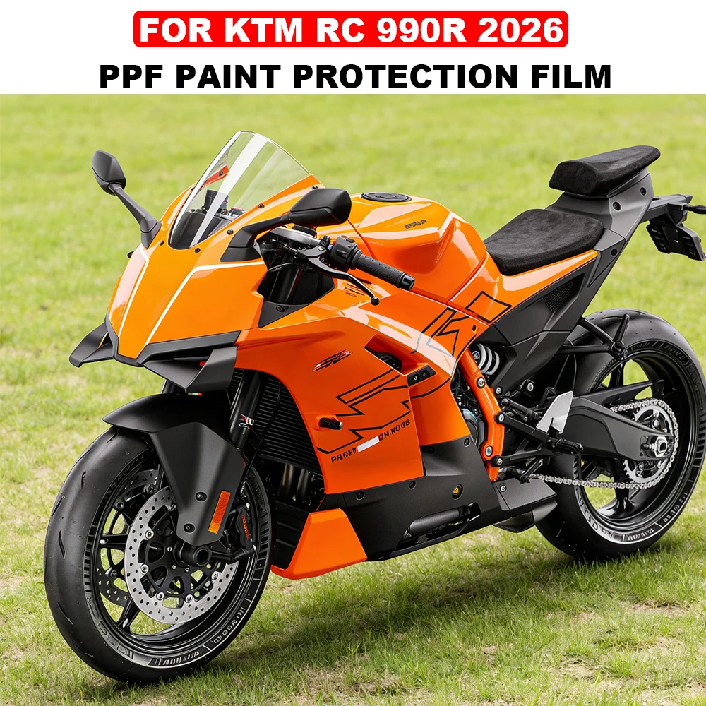 For KTM RC 990R 2026 PPF Motorcycle Protector Complete Paint Fairing TPU Protection Filme RC 990R Anti-Scratch Fairing Set Body
For KTM RC 990R 2026 PPF Motorcycle Protector Complete Paint Fairing TPU Protection Filme RC 990R Anti-Scratch Fairing Set Body