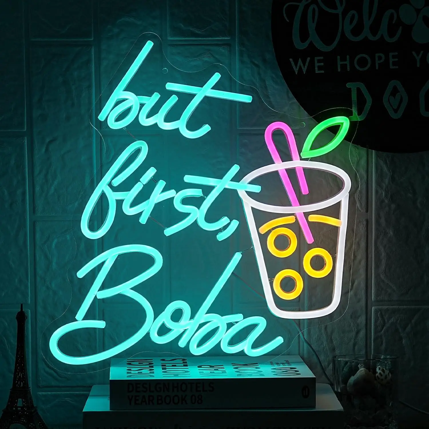 But First Boba Neon Sign USB Dimmable Bubble Tea LED Neon Light for Restaurant Coffee Dessert Shop Party Decoration Gift
But First Boba Neon Sign USB Dimmable Bubble Tea LED Neon Light for Restaurant Coffee Dessert Shop Party Decoration Gift
