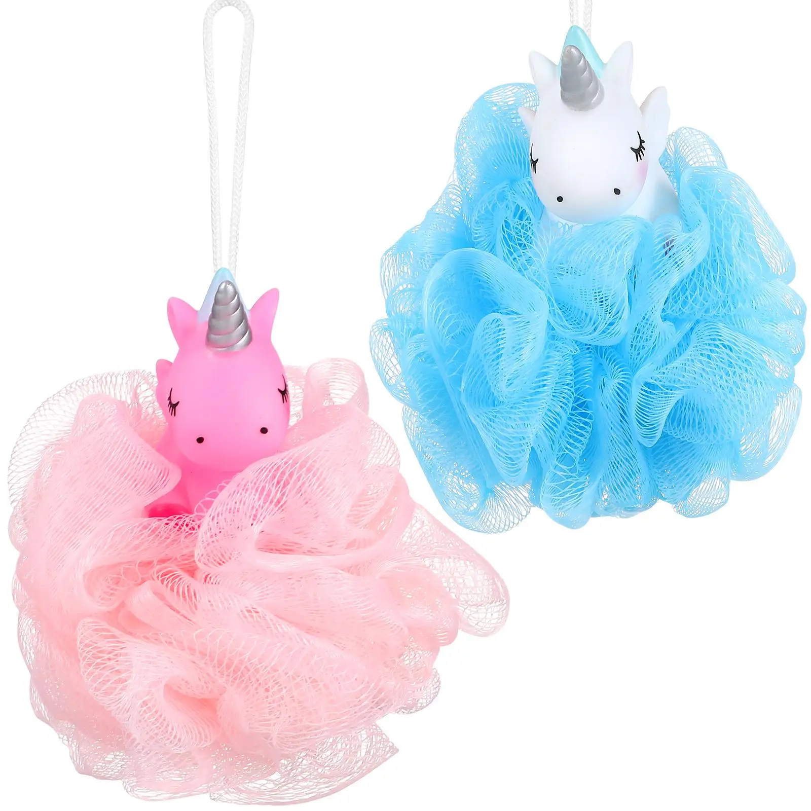 2Pcs Kids Bath Loofah Sponge Shower Accessories Unicorn Design PE Material Safe Use Body Cleaning Scrubber Random Color
2Pcs Kids Bath Loofah Sponge Shower Accessories Unicorn Design PE Material Safe Use Body Cleaning Scrubber Random Color