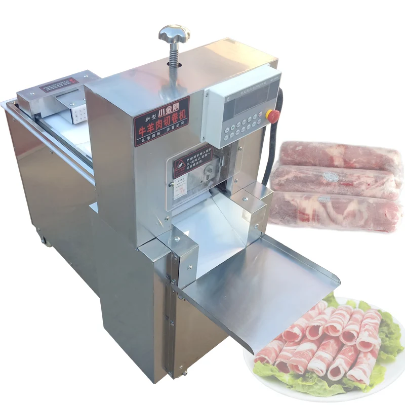 110V220V Single Roll Sheep Slicer Electric Beef Bacon Chicken Frozen Roll Slicer Machine
110V220V Single Roll Sheep Slicer Electric Beef Bacon Chicken Frozen Roll Slicer Machine
