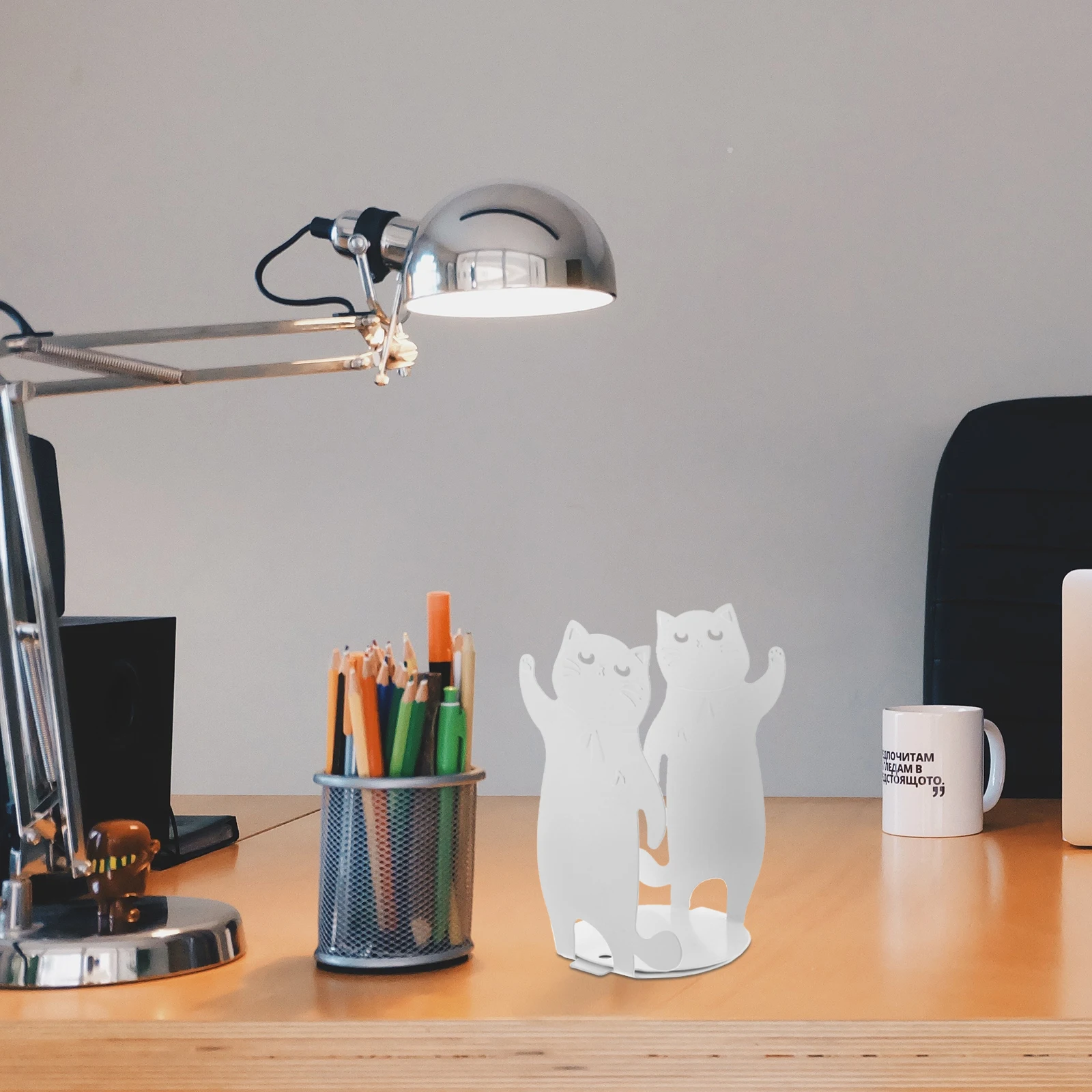Cat Shaped Bookends Wrought Iron White Color Book Supports Study Bedroom Library Office Storage Rack Cartoon Cat Bookend
Cat Shaped Bookends Wrought Iron White Color Book Supports Study Bedroom Library Office Storage Rack Cartoon Cat Bookend