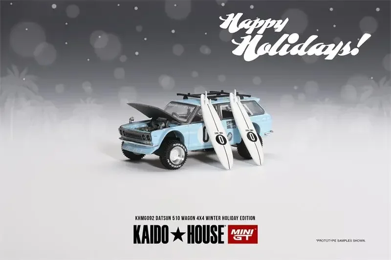 Kaido House x MINI GT Datsun 510 Street V1 розовый 510 универсал #0 синяя литая модель автомобиля
Kaido House x MINI GT Datsun 510 Street V1 розовый 510 универсал #0 синяя литая модель автомобиля