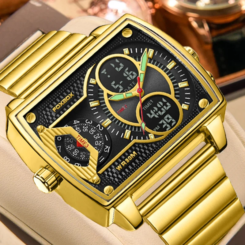 LIGE Top Brand Luxury New Watch for Men Stainless Steel Dual Display Quartz Wrist Watches Waterproof Military Sports Male Clock
LIGE Top Brand Luxury New Watch for Men Stainless Steel Dual Display Quartz Wrist Watches Waterproof Military Sports Male Clock