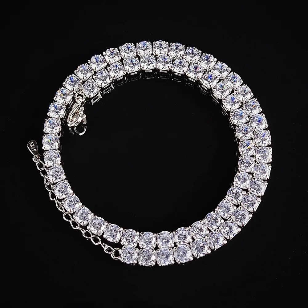 Hip Hop Necklace for Women and Men, 4mm5mm Zircon 1 Row Tennis Chain, Unique Design Style 6085
Hip Hop Necklace for Women and Men, 4mm5mm Zircon 1 Row Tennis Chain, Unique Design Style 6085