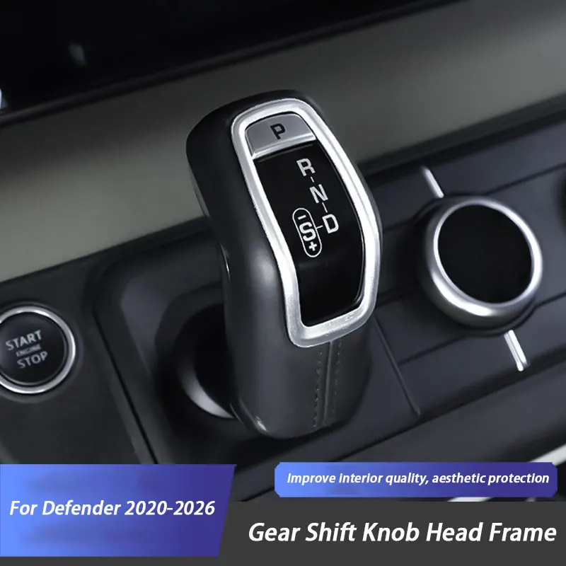 Aluminum Alloy Gear Shift Knob Head Frame Decoration Cover Trim Sticker For Land Rover Defender 90 110 2020-2025 Car Accessories
Aluminum Alloy Gear Shift Knob Head Frame Decoration Cover Trim Sticker For Land Rover Defender 90 110 2020-2025 Car Accessories