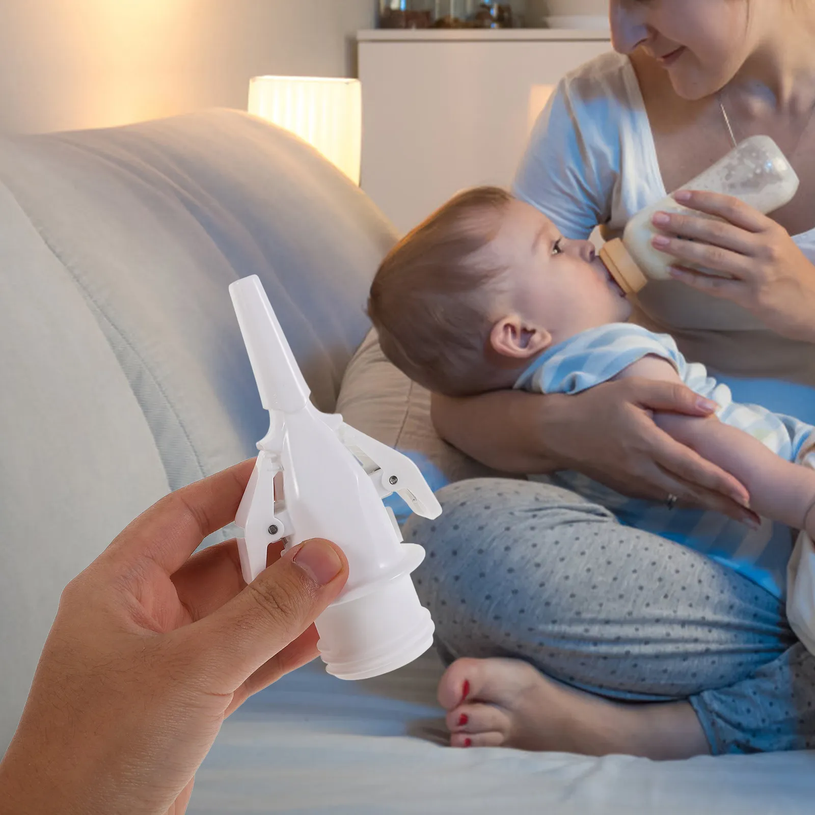 Breastmilk Storage Bag Adapter Pump-to-Bag Clip for Direct Pumping Seamless Milk Collection Portable Lightweight Breastfeeding
Breastmilk Storage Bag Adapter Pump-to-Bag Clip for Direct Pumping Seamless Milk Collection Portable Lightweight Breastfeeding