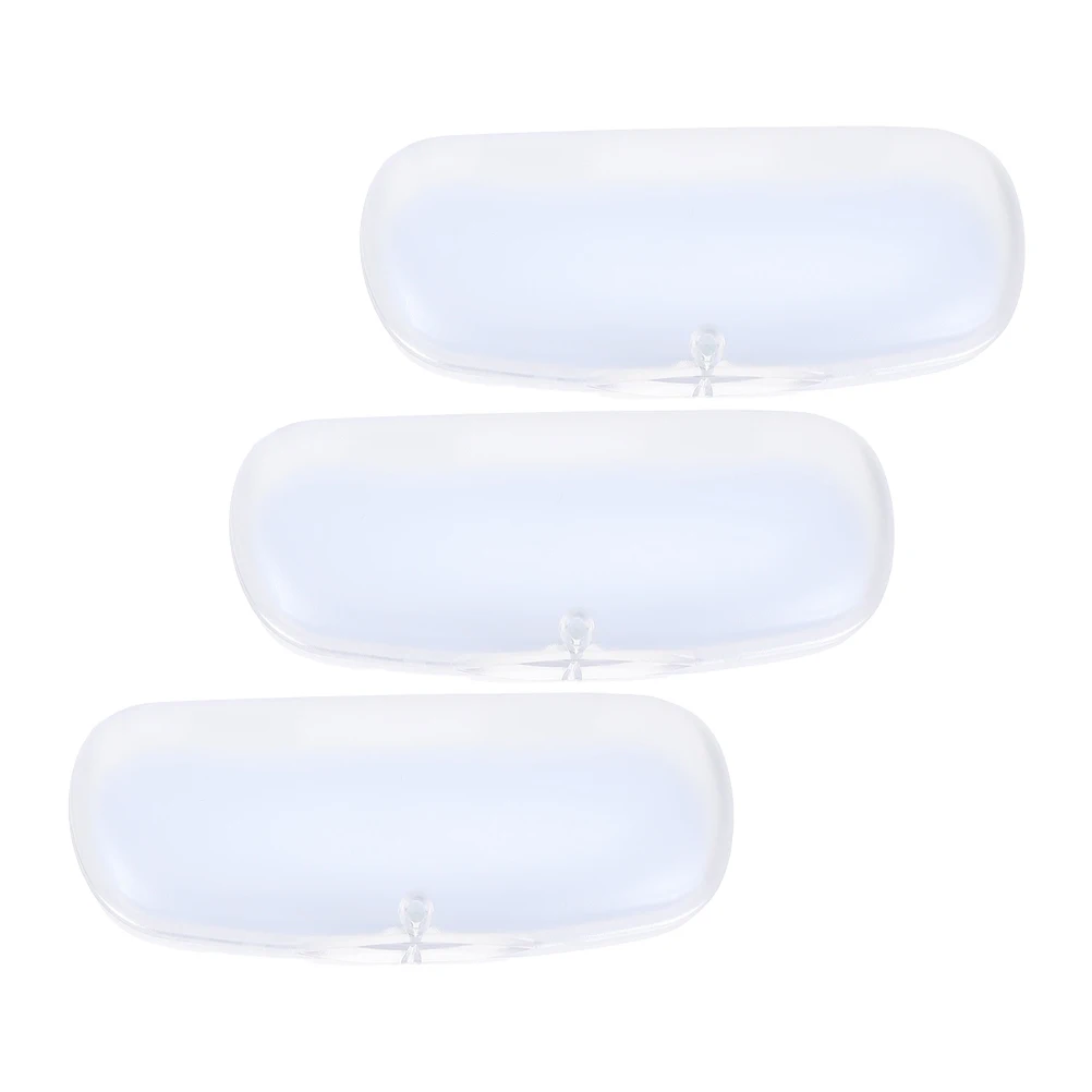 3 pcs Glasses Storage Box Transparent Frosted Eyewear Case Lightweight Portable Protective Container For Eyeglasses Sunglasses
3 pcs Glasses Storage Box Transparent Frosted Eyewear Case Lightweight Portable Protective Container For Eyeglasses Sunglasses