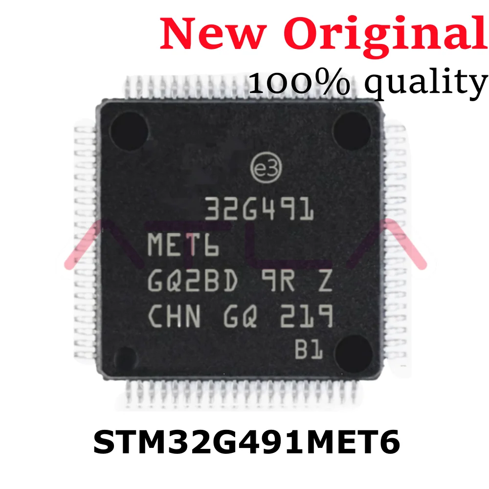 1-10 шт. STM32G491MET6 QFP-80 ARM MCU 170 МГц 512 КБ Flash 128 КБ SRAM с инструкциями FPU и DSP для промышленного управления
1-10 шт. STM32G491MET6 QFP-80 ARM MCU 170 МГц 512 КБ Flash 128 КБ SRAM с инструкциями FPU и DSP для промышленного управления