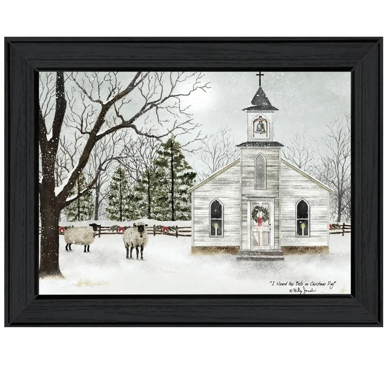 I Heard the Bells Christmas Wall Art Framed Print Modern Decor for Living Room Bedroom Farmhouse Style by Billy Jacobs
I Heard the Bells Christmas Wall Art Framed Print Modern Decor for Living Room Bedroom Farmhouse Style by Billy Jacobs