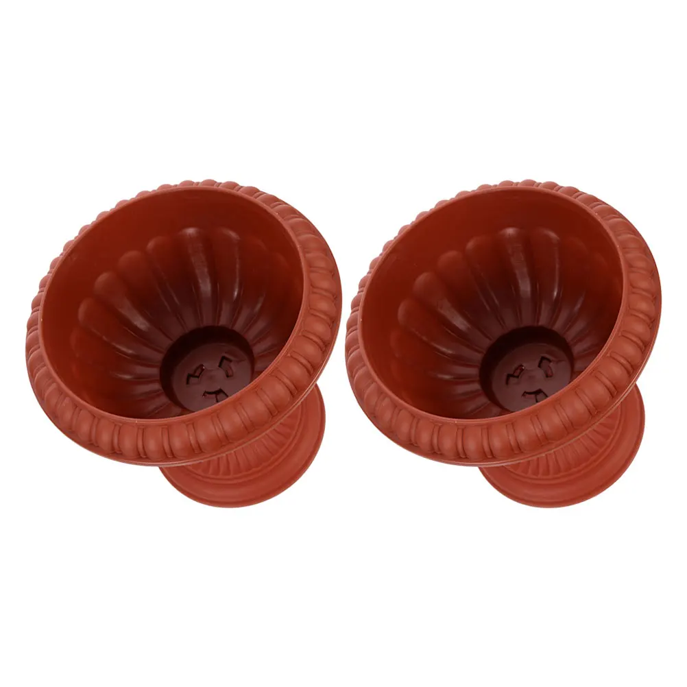 2 Pcs European Style Roman Flower Pot Plant Vases Decorative Pots Patio Home Pillar Planter Front Porch
2 Pcs European Style Roman Flower Pot Plant Vases Decorative Pots Patio Home Pillar Planter Front Porch