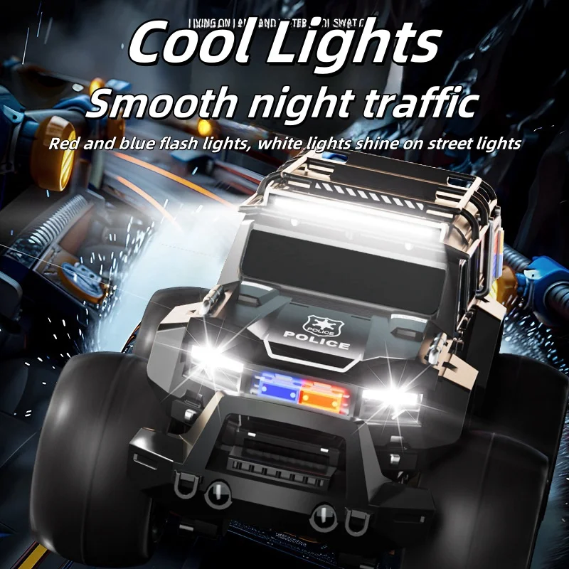 RC remote control four wheel toy, headlight, waterproof, 4WD all terrain driving as a birthday new year gift for boys and girls
RC remote control four wheel toy, headlight, waterproof, 4WD all terrain driving as a birthday new year gift for boys and girls