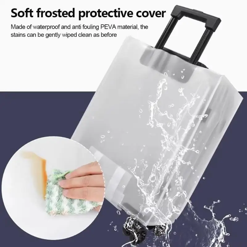 New High Quality Portable Frosted Luggage Protector Cover Waterproof Dustproof Luggage Cover Durable Suitcase Cover Protector
New High Quality Portable Frosted Luggage Protector Cover Waterproof Dustproof Luggage Cover Durable Suitcase Cover Protector