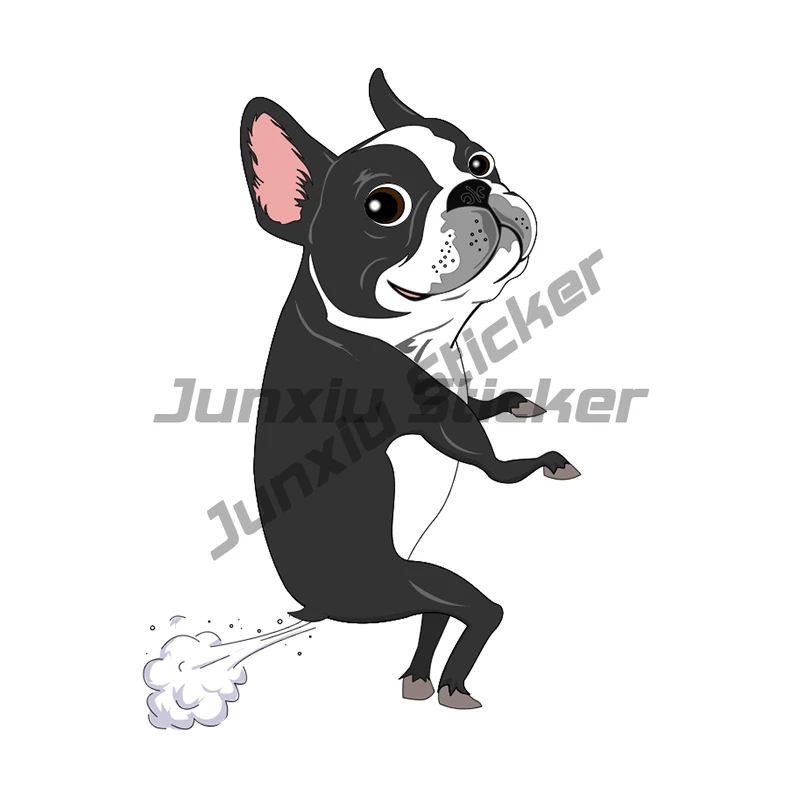 Funny Animal Car Stickers Boston Dog Terrier Farts Sticker Waterproof Sunscreen Creative Decal Car Accessories
Funny Animal Car Stickers Boston Dog Terrier Farts Sticker Waterproof Sunscreen Creative Decal Car Accessories