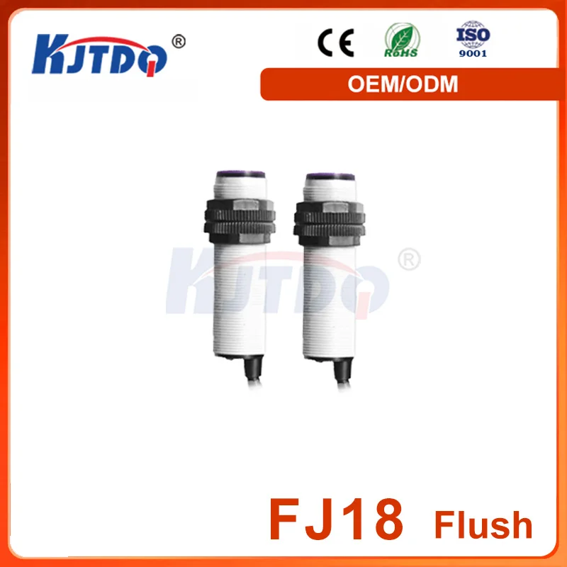 Fj18 IP67 NPN PNP Sn 5m 12V 24V Through Beam Reflection Photoelectric Proximity Sensor
Fj18 IP67 NPN PNP Sn 5m 12V 24V Through Beam Reflection Photoelectric Proximity Sensor