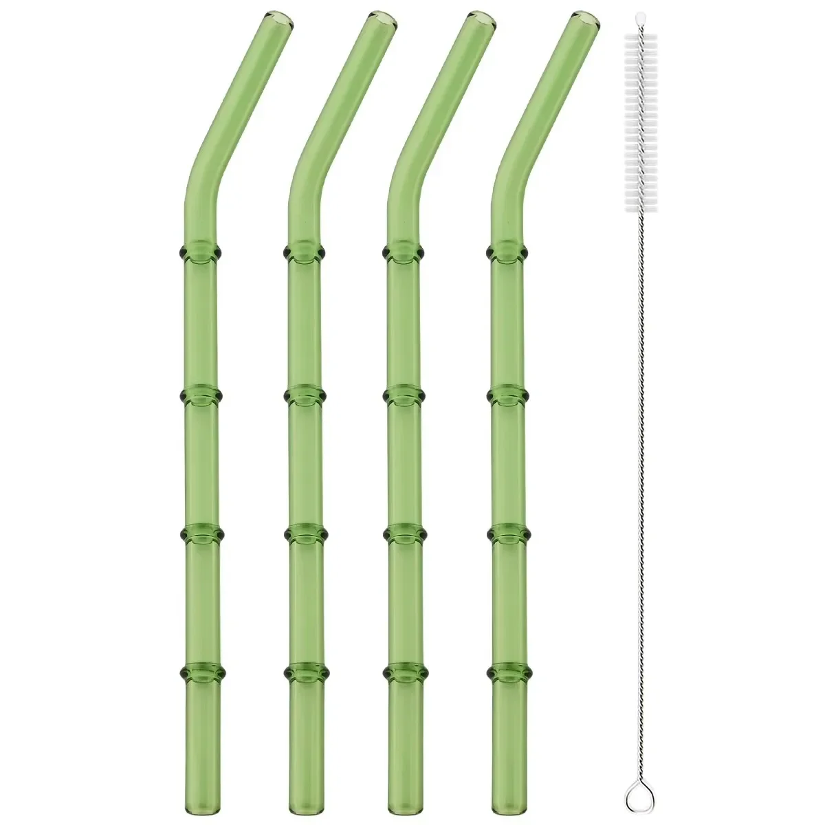 4pcs High Borosilicate Glass Straw Reusable Eco Friendly Drinking Straws Set Bubble Tea Smoothies Bar Accessories
4pcs High Borosilicate Glass Straw Reusable Eco Friendly Drinking Straws Set Bubble Tea Smoothies Bar Accessories