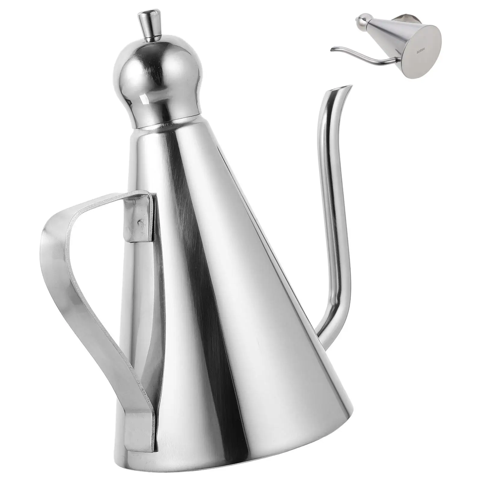 Round Slim Oil Dispenser 304 Stainless Steel Bottle Lecythus Vinegar Girl Container
Round Slim Oil Dispenser 304 Stainless Steel Bottle Lecythus Vinegar Girl Container