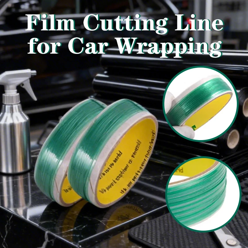 Car Wrap Cutting Line PPF Film Cutting Tape Low Tack Auto Vinyl Wrap Guide Line Translucent Strip for Tinting Shop
Car Wrap Cutting Line PPF Film Cutting Tape Low Tack Auto Vinyl Wrap Guide Line Translucent Strip for Tinting Shop
