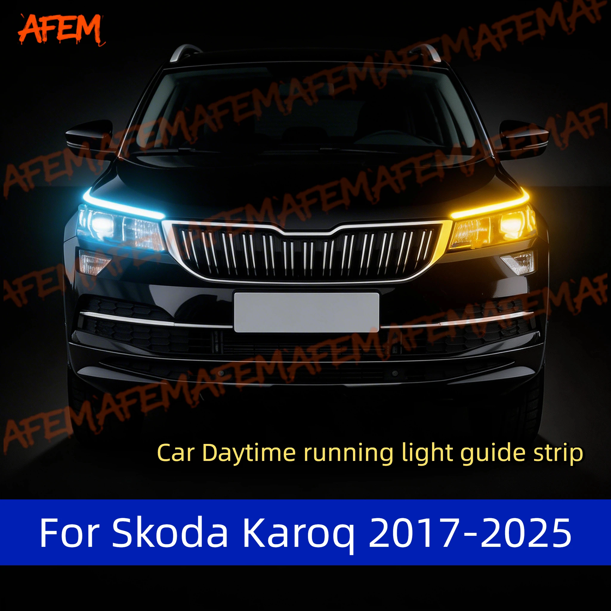 2Pcs 12V Led Guide Strip Headlight For Car Daytime Running Lights Turn Signal DRL Car Modification For Skoda Karoq 2017-2025
2Pcs 12V Led Guide Strip Headlight For Car Daytime Running Lights Turn Signal DRL Car Modification For Skoda Karoq 2017-2025