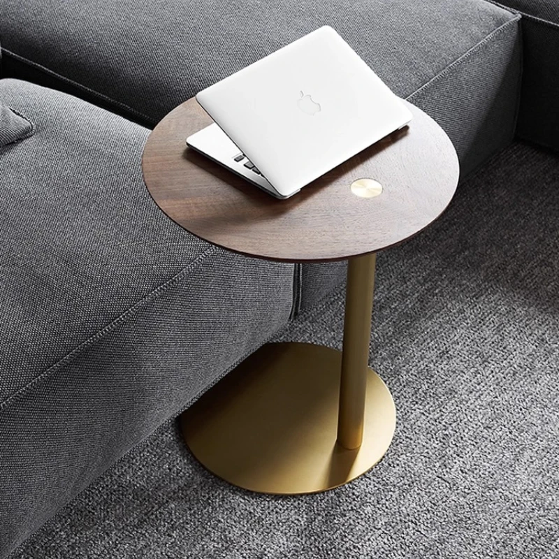 North American black walnut solid wood round table modern simple sofa corner table
North American black walnut solid wood round table modern simple sofa corner table