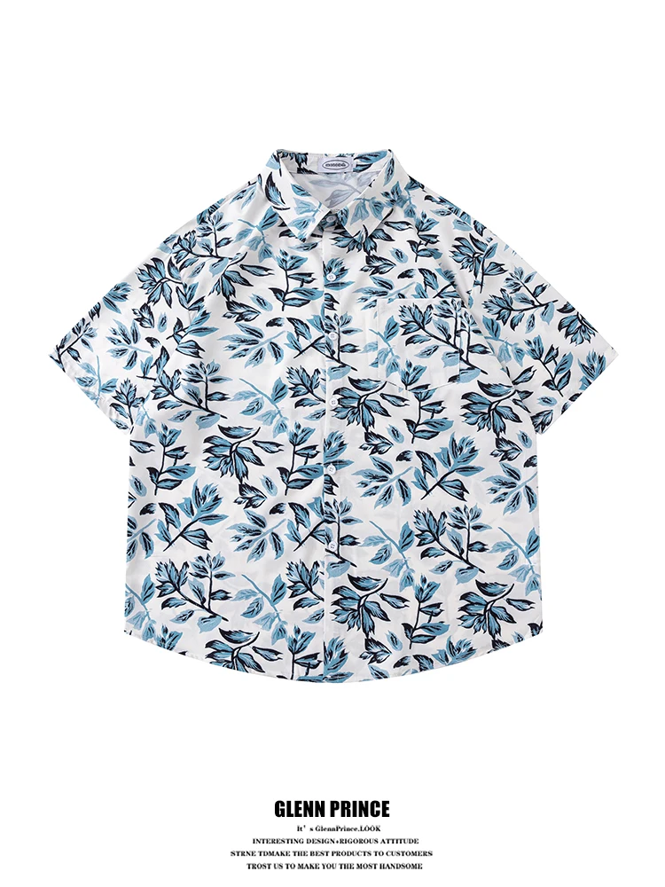 GPstudio Japanese Retro Floral Print Short Sleeve Men's Summer Beach Casual Shirt Half Sleeve Blouse Loose Fit Polyester
GPstudio Japanese Retro Floral Print Short Sleeve Men's Summer Beach Casual Shirt Half Sleeve Blouse Loose Fit Polyester