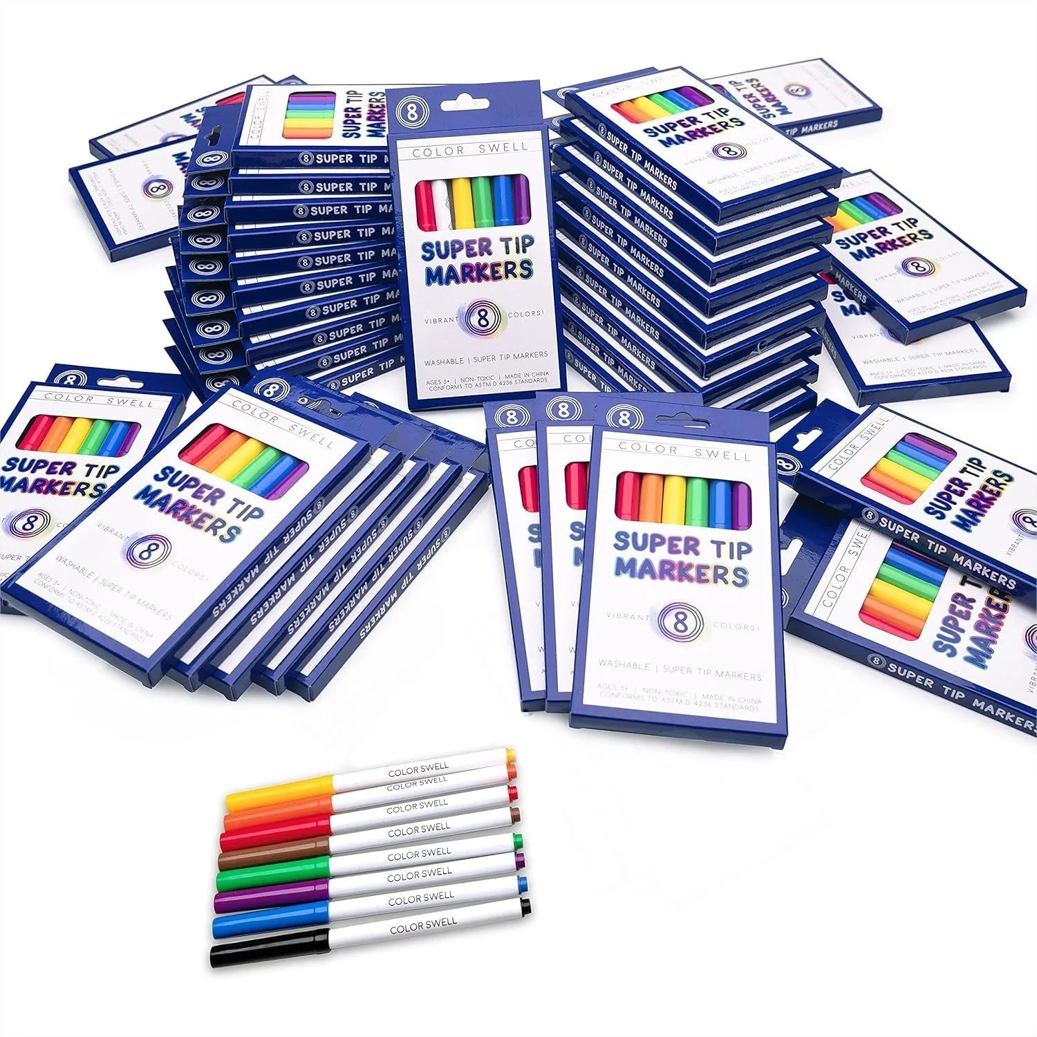 36 Boxes Washable Bulk Markers 288 Count Super Tip For Classroom Party Art Supplies
36 Boxes Washable Bulk Markers 288 Count Super Tip For Classroom Party Art Supplies