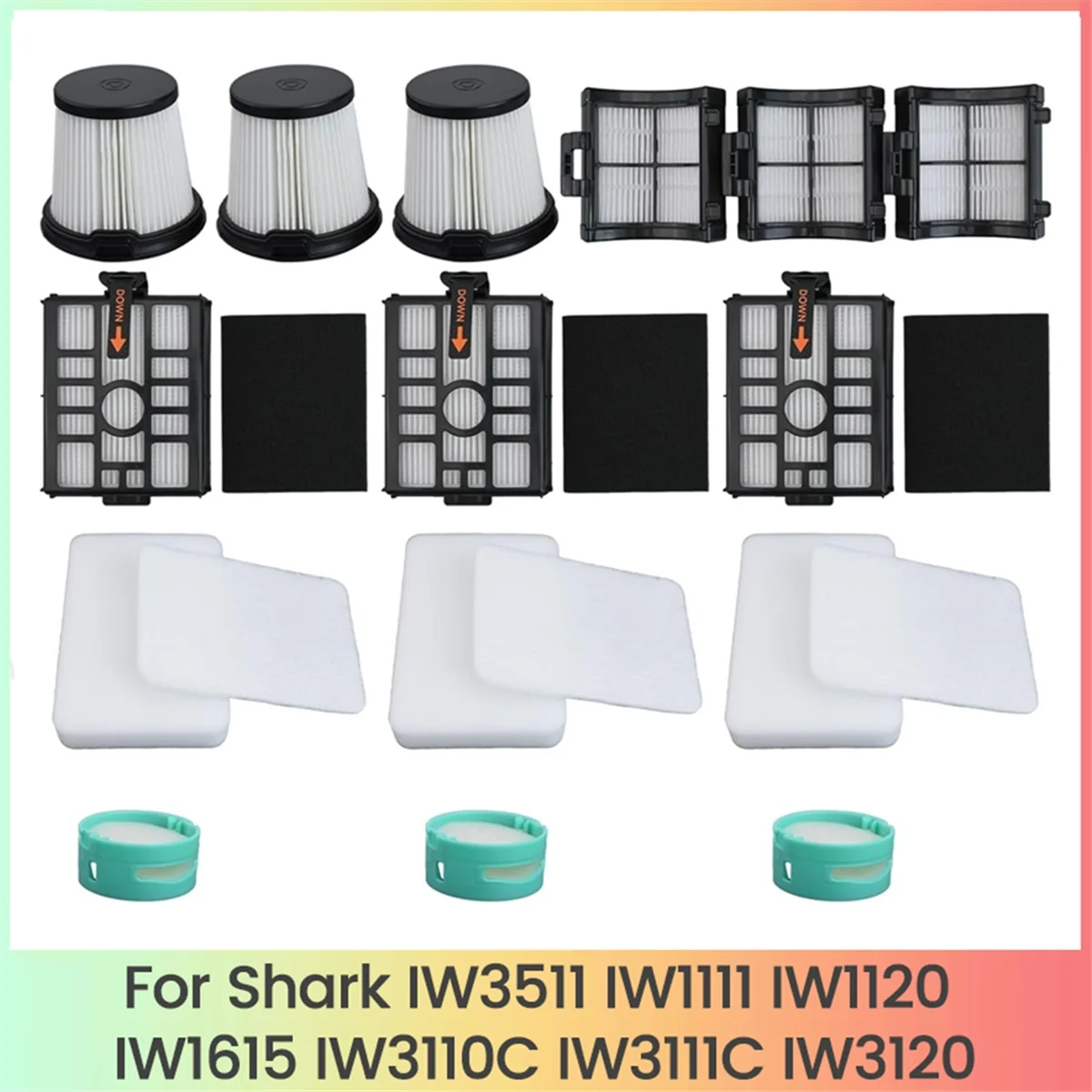 Комплект сменных фильтров для ручной вакуумной насадки Shark IW3511 IW1111 IW1120 IW1615 IW3110C IW3111C IW3120
Комплект сменных фильтров для ручной вакуумной насадки Shark IW3511 IW1111 IW1120 IW1615 IW3110C IW3111C IW3120