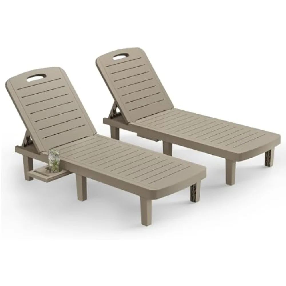 Oversized Outdoor Chaise Lounge Chairs Set of 2,Patio Lounge Chair with Adjustable Backrest, Pool Chaise Lounge Resin Chair
Oversized Outdoor Chaise Lounge Chairs Set of 2,Patio Lounge Chair with Adjustable Backrest, Pool Chaise Lounge Resin Chair