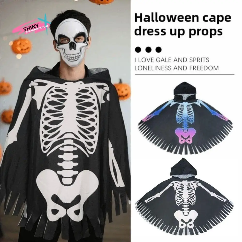 Creative Cloth Skeleton Cape Goth Ghost Halloween Props Cosplay Costume Make Up Skull Bones Cloak Adult
Creative Cloth Skeleton Cape Goth Ghost Halloween Props Cosplay Costume Make Up Skull Bones Cloak Adult