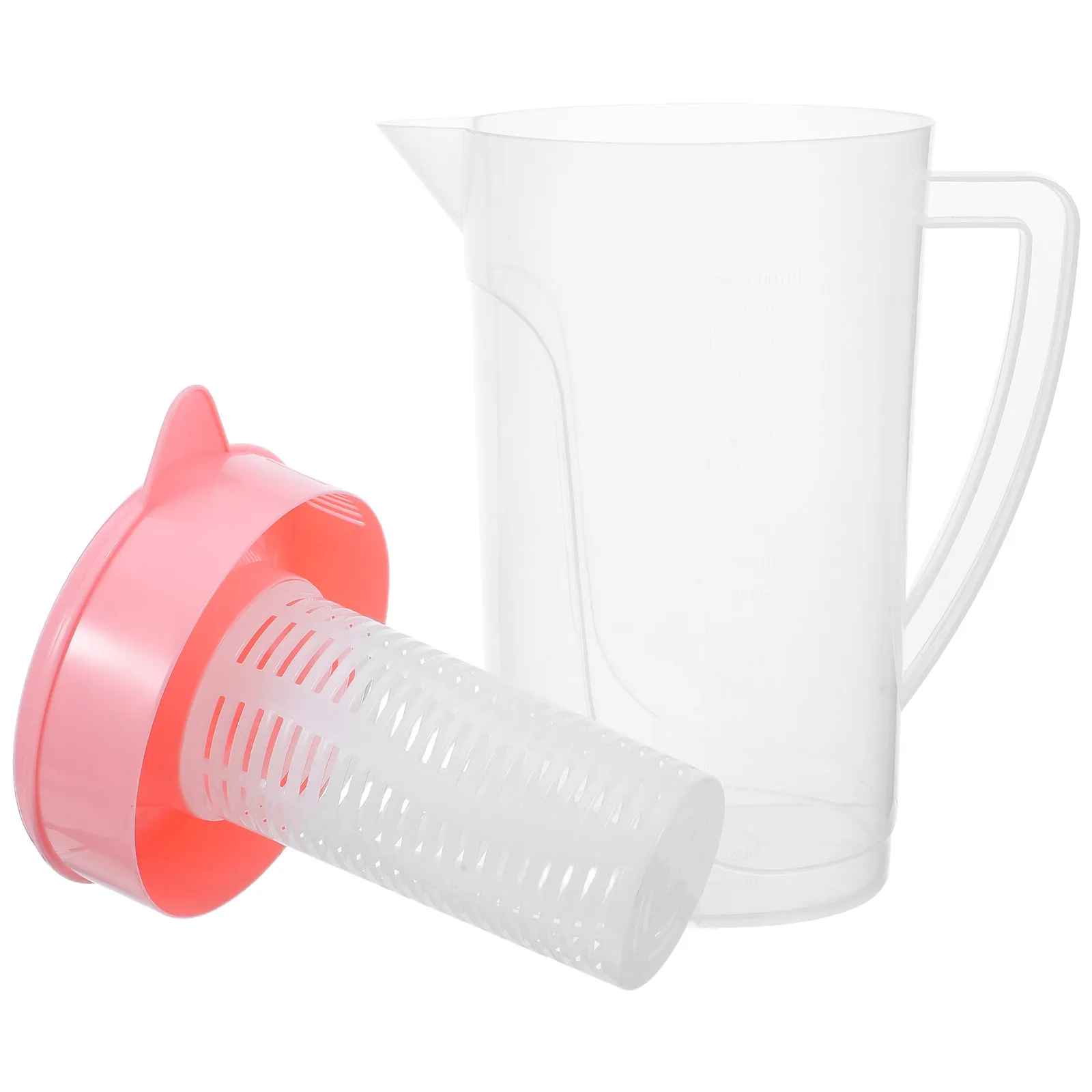 Plastic Water Pitcher 2L/67.6oz Fruit Infuser Pitcher with Lid Carafe for Hot Cold Water Flavor Infused Beverage Iced Tea
Plastic Water Pitcher 2L/67.6oz Fruit Infuser Pitcher with Lid Carafe for Hot Cold Water Flavor Infused Beverage Iced Tea
