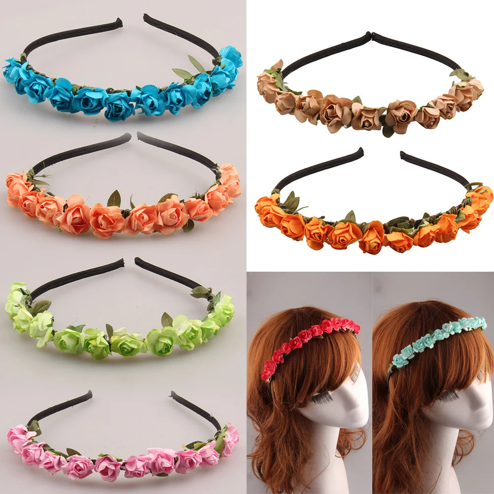 8Pcs Women Headband with Rose Flowers Elegant Floral Hair Accessory Bridal Headdress Daily Use Beach Vacation Stylish Dainty
8Pcs Women Headband with Rose Flowers Elegant Floral Hair Accessory Bridal Headdress Daily Use Beach Vacation Stylish Dainty