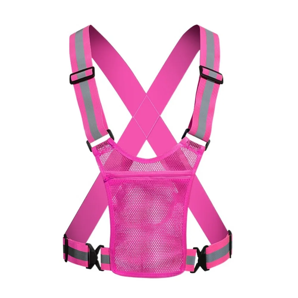 Elastic Cycling Reflective Vest Safety with Phone Pouch Reflective Running Vest Breathable Mesh Traffic Safety Vest
Elastic Cycling Reflective Vest Safety with Phone Pouch Reflective Running Vest Breathable Mesh Traffic Safety Vest