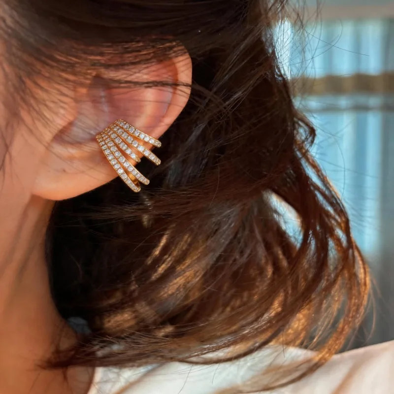 Multi-layer Zircon Ear Clips No Piercing Simple Elegant Earrings for Women
Multi-layer Zircon Ear Clips No Piercing Simple Elegant Earrings for Women