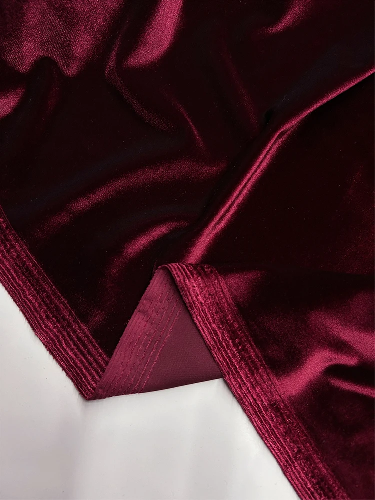 High-End Bla Non-edding Velvet Fabric Elastic Silk Velvet for Skirts And Pants Home Fabric Sponge Pad DIY
High-End Bla Non-edding Velvet Fabric Elastic Silk Velvet for Skirts And Pants Home Fabric Sponge Pad DIY