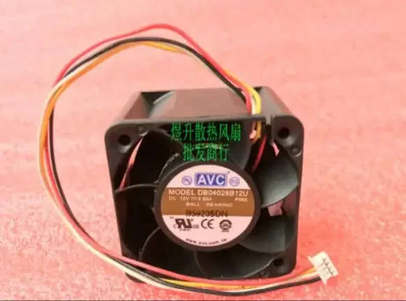 Original AVC 4028 DB04028B12U DC12V 0.66A3/4 line server cooling fan
Original AVC 4028 DB04028B12U DC12V 0.66A3/4 line server cooling fan