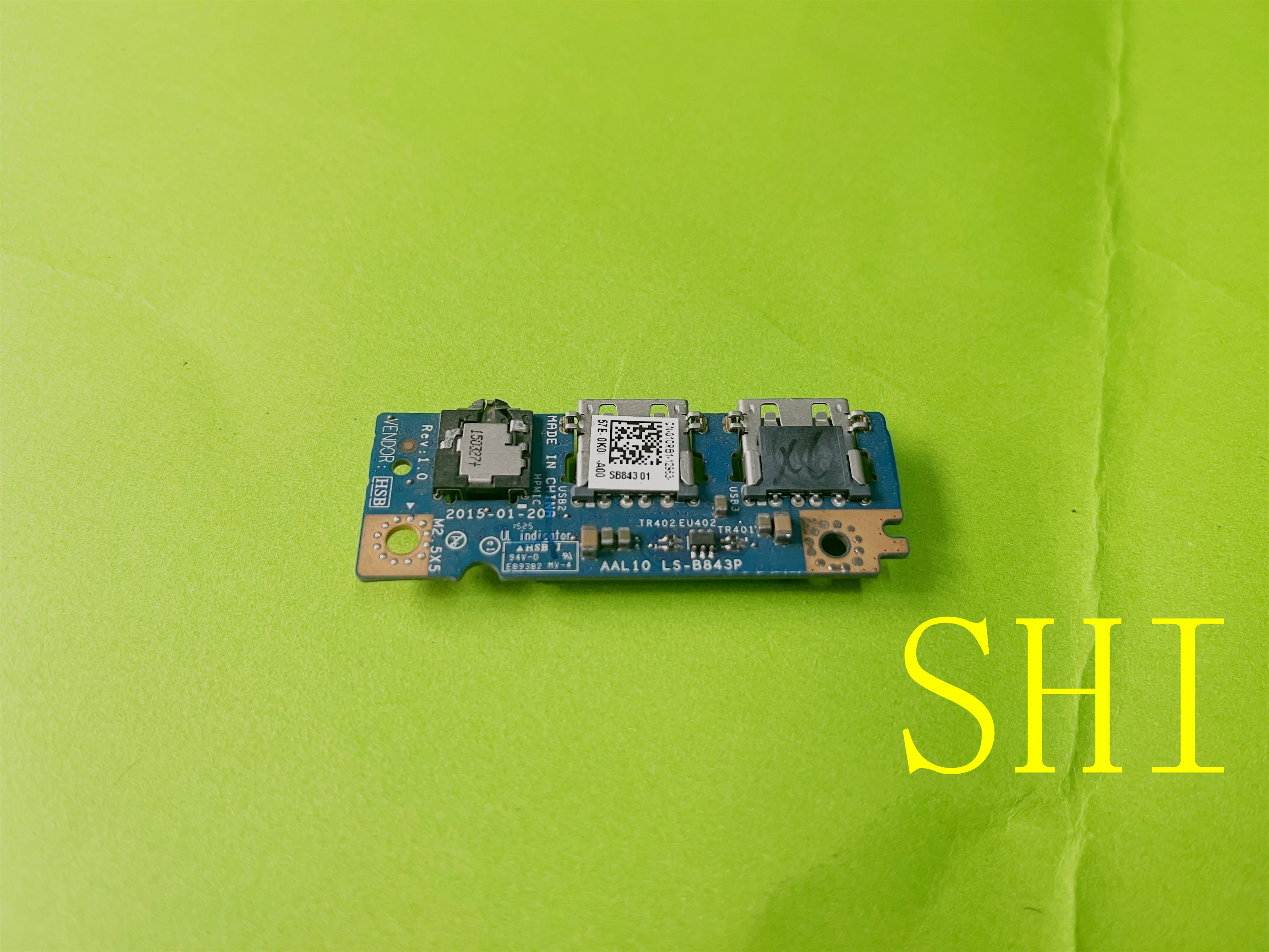 LS-B843P для DELL Inspiron 15 5000 серии 5558 5758 аудиоразъем USB 010R81 тест ОК Бесплатная доставка
LS-B843P для DELL Inspiron 15 5000 серии 5558 5758 аудиоразъем USB 010R81 тест ОК Бесплатная доставка