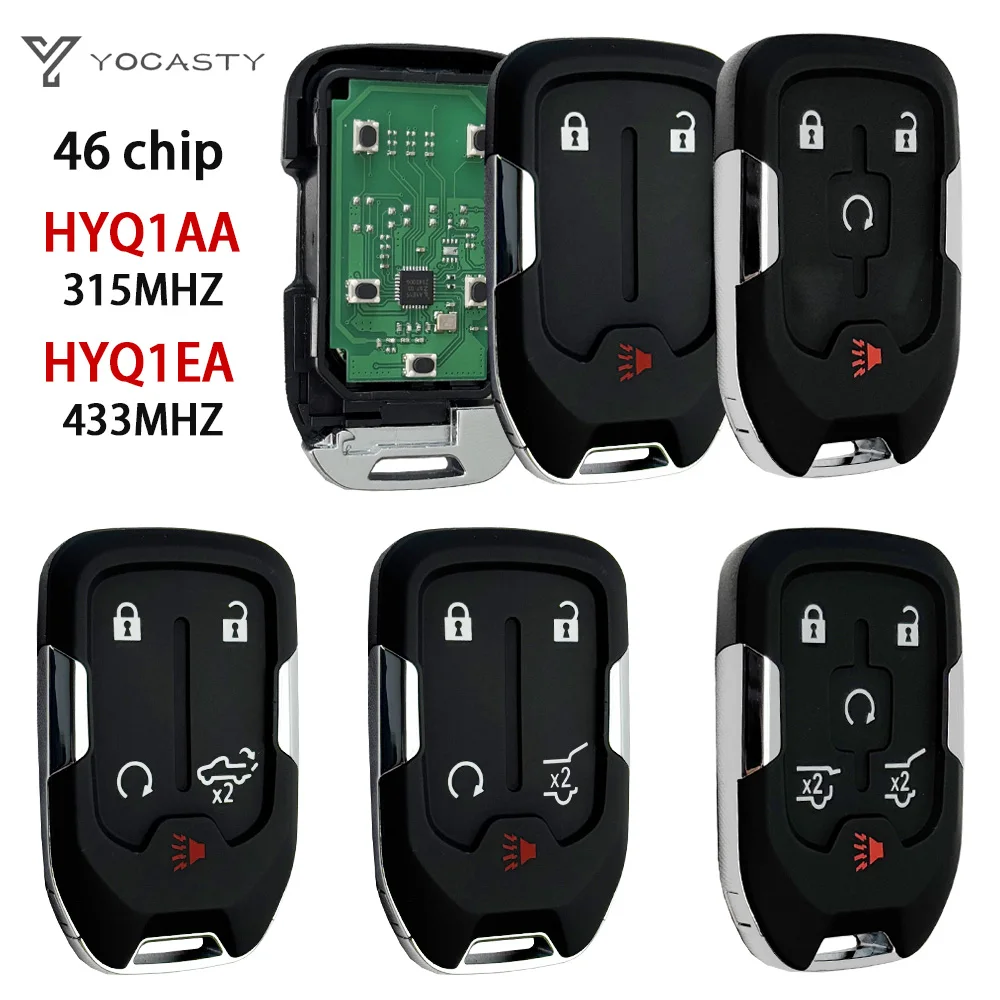 YOCASTY HYQ1AA For Chevrolet Tahoe Silverado Suburban Tahoe GMC Sierra Acadia Terrain YUKON 315/433MHz Remote Key HYQ1EA
YOCASTY HYQ1AA For Chevrolet Tahoe Silverado Suburban Tahoe GMC Sierra Acadia Terrain YUKON 315/433MHz Remote Key HYQ1EA