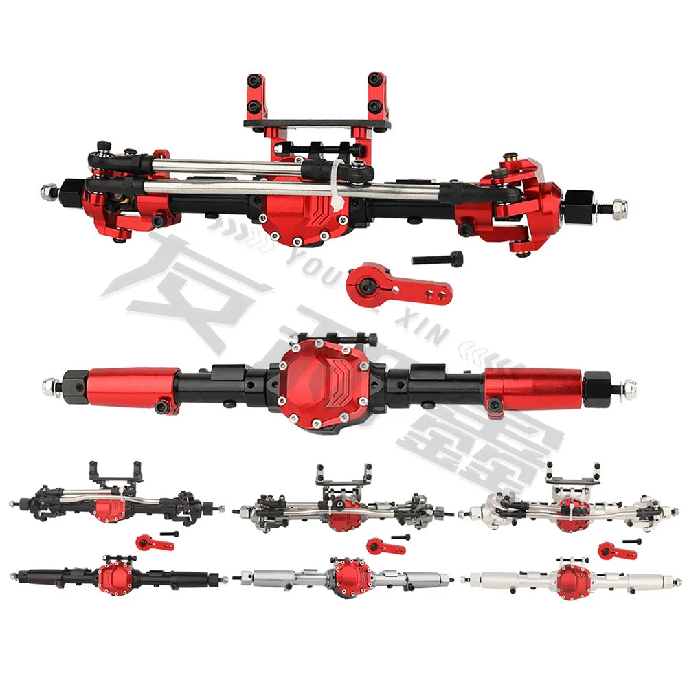 1/10 Simulation climbing car SCX10 second generation 90046 axle frame assembly, modified metal front and rear assemblies
1/10 Simulation climbing car SCX10 second generation 90046 axle frame assembly, modified metal front and rear assemblies