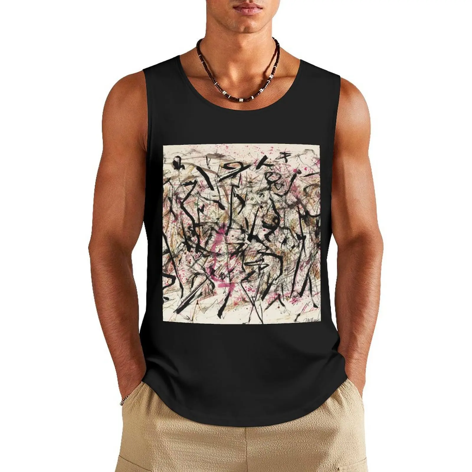 Jackson Pollock Untitled Tank Top Men's fitness t-shirt Men's gym Men's sports t-shirt
Jackson Pollock Untitled Tank Top Men's fitness t-shirt Men's gym Men's sports t-shirt
