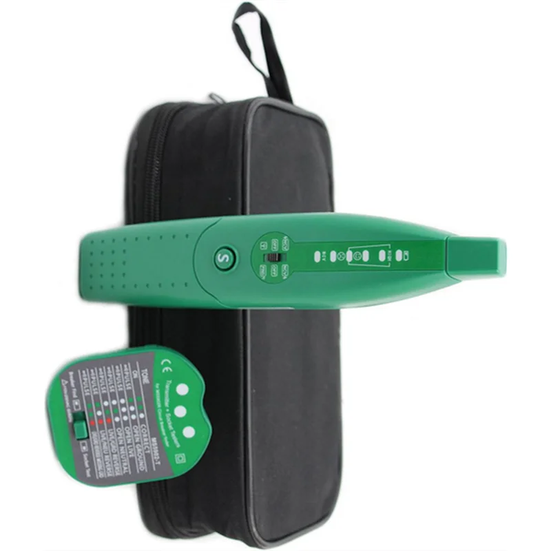 A25F-MS5902 Circuit Breaker Finder Automatic Multifunctional Fuse Socket Tester,Analogue Receiver And Flashlight US Plug
A25F-MS5902 Circuit Breaker Finder Automatic Multifunctional Fuse Socket Tester,Analogue Receiver And Flashlight US Plug