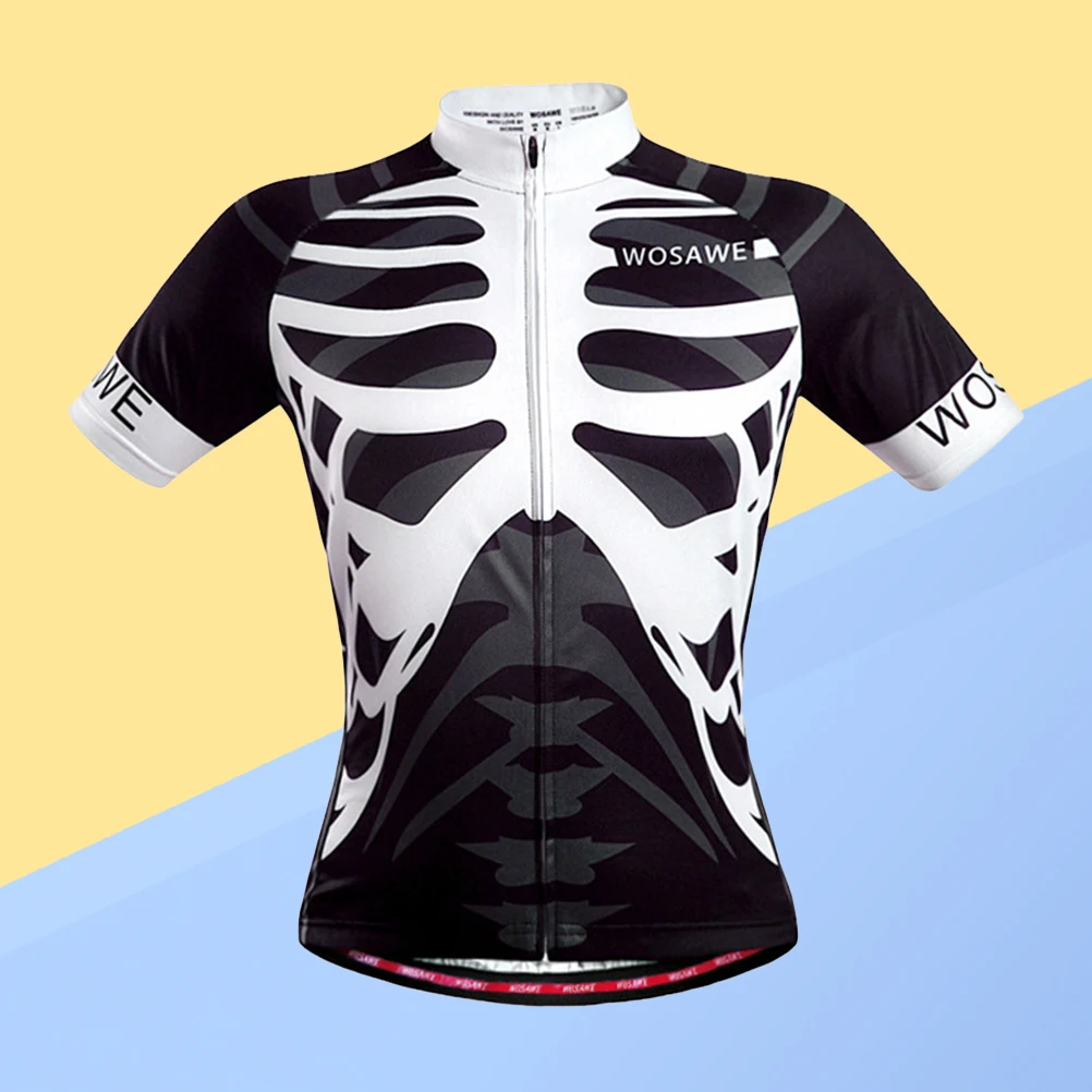 Cycling Top Sleeve Bike Jerseys Breathable Quick Dry Cycling Clothing Bike Jerseys Men White Shirts Black Pants
Cycling Top Sleeve Bike Jerseys Breathable Quick Dry Cycling Clothing Bike Jerseys Men White Shirts Black Pants