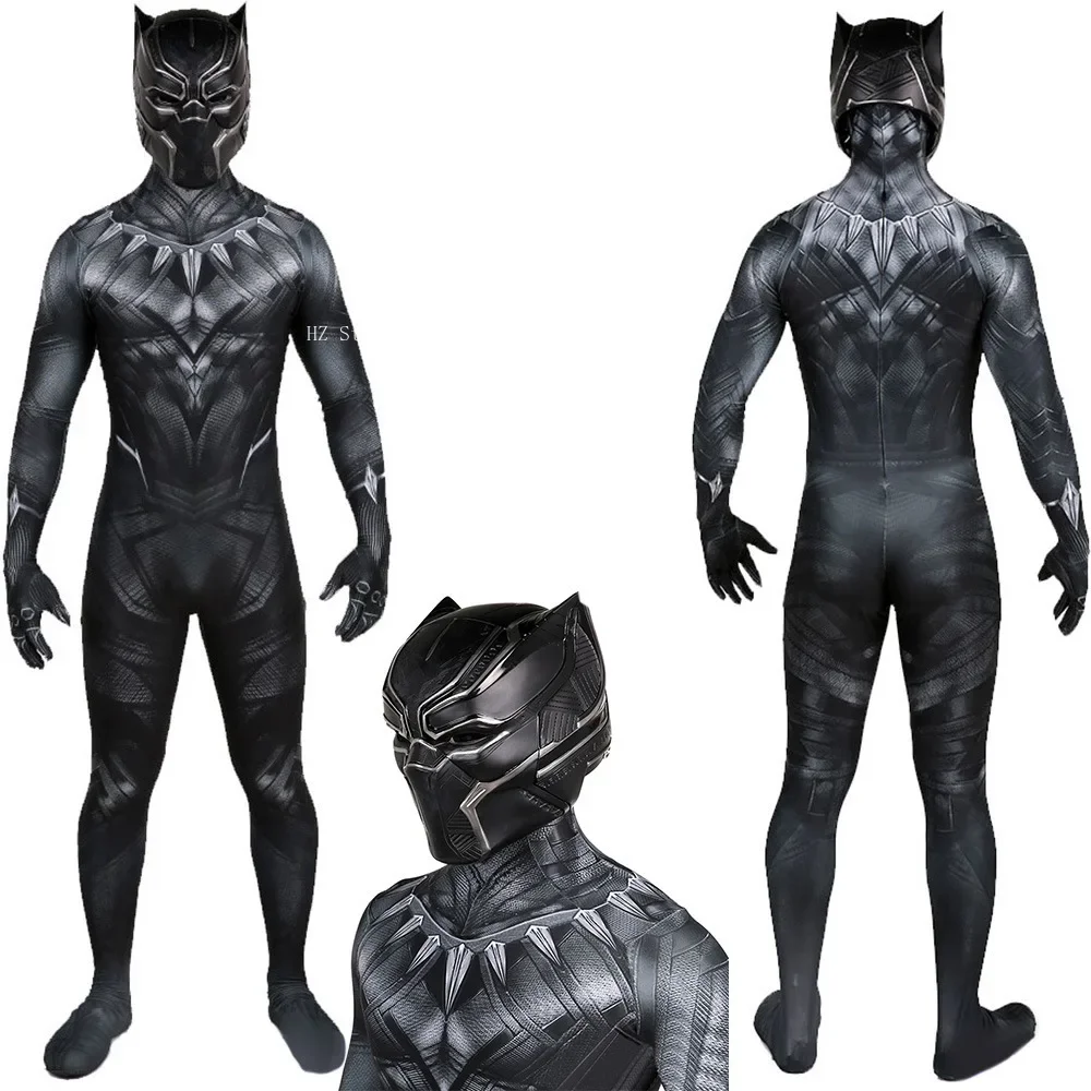 Marvel Superhero Black Panther Kids Bodysuit Costumes Halloween Cosplay Costumes Gift
Marvel Superhero Black Panther Kids Bodysuit Costumes Halloween Cosplay Costumes Gift