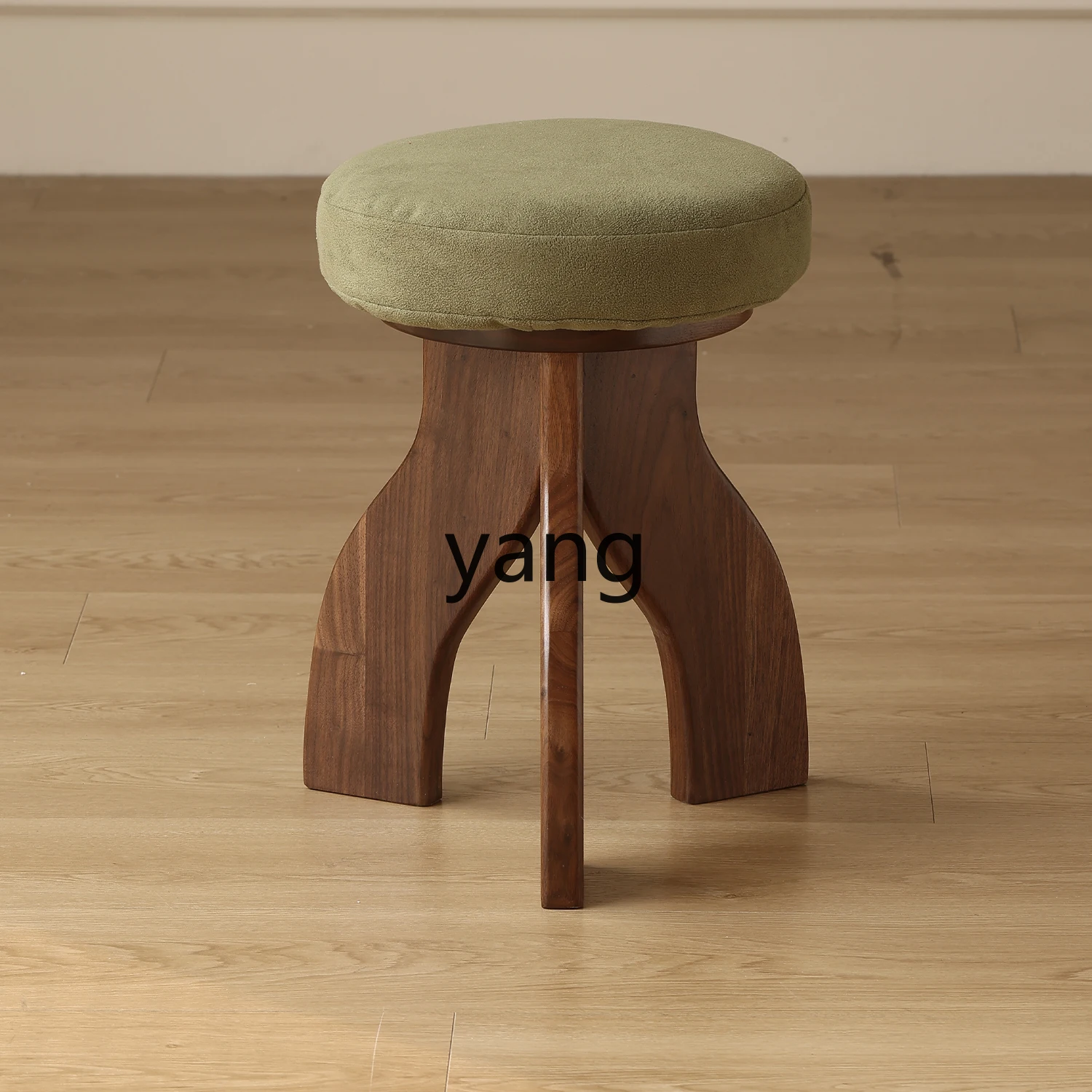 LMM Black Walnut Makeup Stool Bedroom Solid Wood Shoe Changing Stool
LMM Black Walnut Makeup Stool Bedroom Solid Wood Shoe Changing Stool