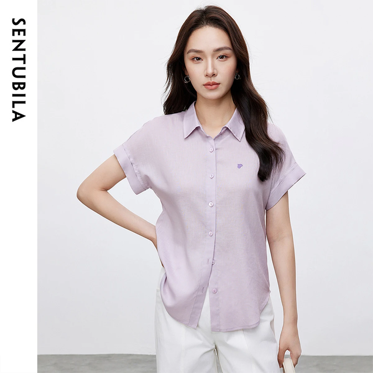 SENTUBILA Raglan Sleeve Women Shirt 2025 Spring Summer Cotton Casual Comfort Solid Color Spliced Embroidery Blouses 152C59033
SENTUBILA Raglan Sleeve Women Shirt 2025 Spring Summer Cotton Casual Comfort Solid Color Spliced Embroidery Blouses 152C59033