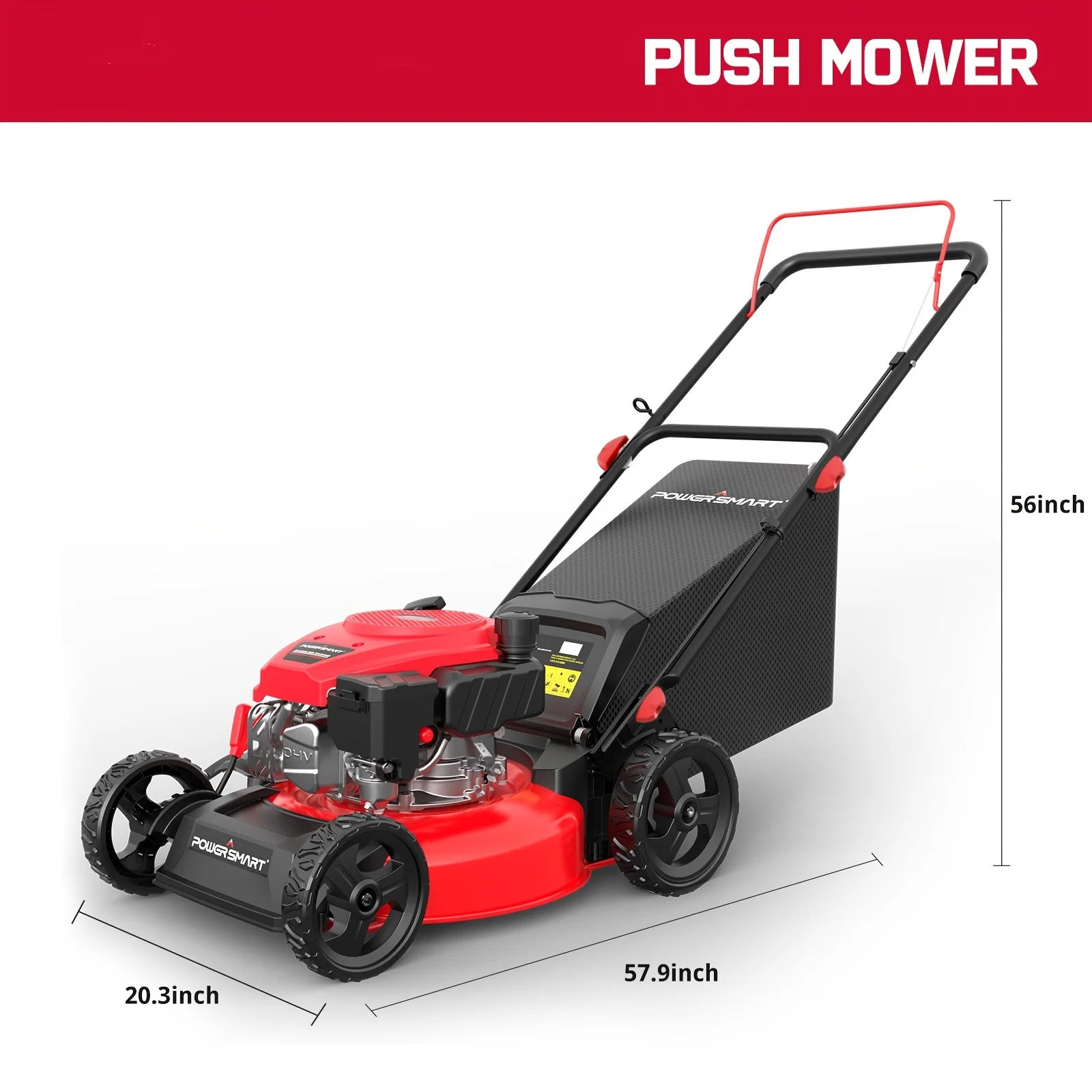 18-Inch 3-in-1 Gas Lawn Mower, 140cc Powerful Engine, Walk-Behind Push Design, for Easy Start & Maintenance
18-Inch 3-in-1 Gas Lawn Mower, 140cc Powerful Engine, Walk-Behind Push Design, for Easy Start & Maintenance