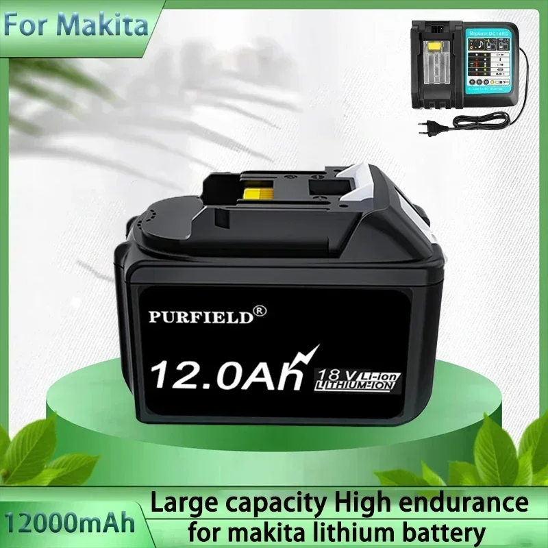 18 В аккумуляторная батарея 12,0 Ач для батареи Makita BL1830 BL1815 BL1860 BL1840 Сменная батарея для электроинструмента
18 В аккумуляторная батарея 12,0 Ач для батареи Makita BL1830 BL1815 BL1860 BL1840 Сменная батарея для электроинструмента