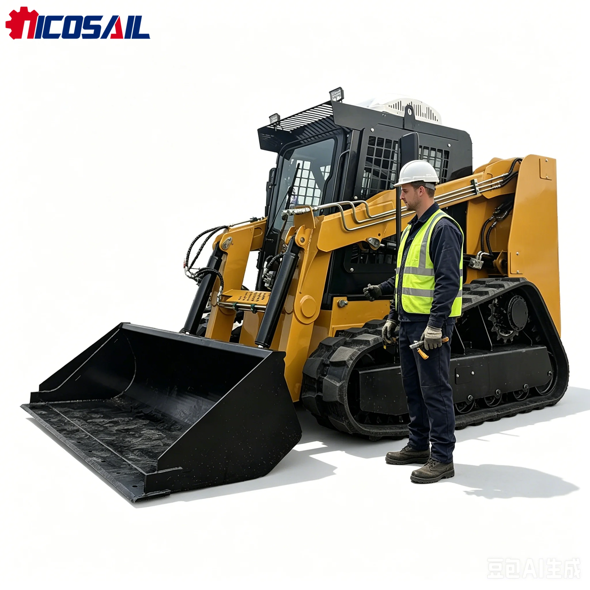 CE Approved TS65 1000kg Track Skid Steer Loader Multifunctional Attachment Compatible Loader
CE Approved TS65 1000kg Track Skid Steer Loader Multifunctional Attachment Compatible Loader