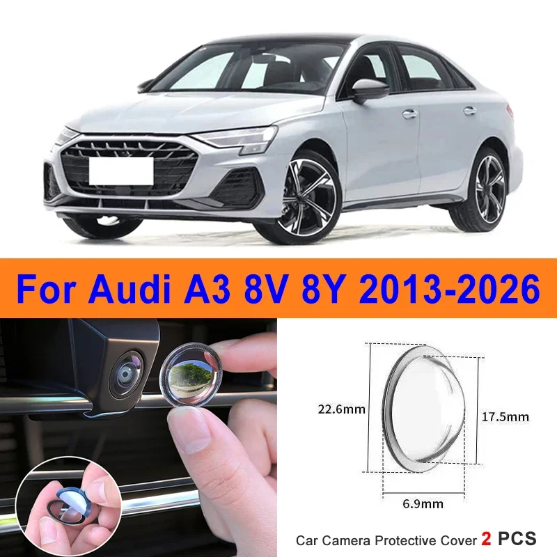 360 Reverse Image Car Camera Cover Anti-Scratch PC Lens Protector Stickers For Audi A3 8V 8Y 2013-2026 2Pcs
360 Reverse Image Car Camera Cover Anti-Scratch PC Lens Protector Stickers For Audi A3 8V 8Y 2013-2026 2Pcs
