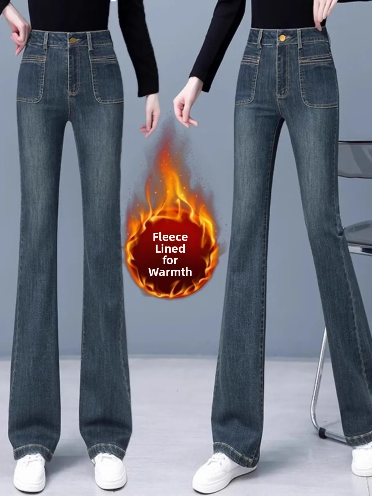 Retro High Waist Slimming Skinny Jeans Women's Spring Autumn New Sle Cotton Stretch Denim Bell Bot Long Pants Deep Color
Retro High Waist Slimming Skinny Jeans Women's Spring Autumn New Sle Cotton Stretch Denim Bell Bot Long Pants Deep Color