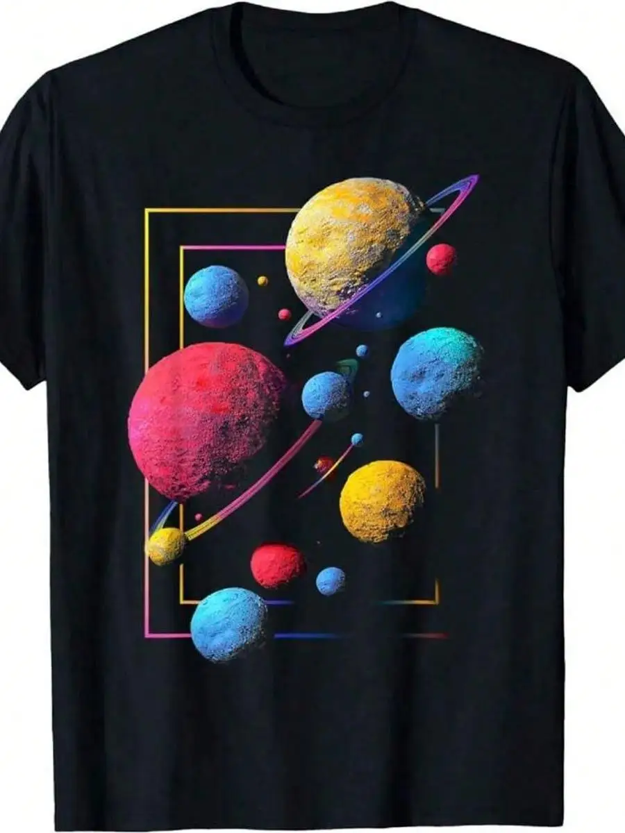 Colorful Painting Colorful Planet1 Piece, 100_ Cotton,Washed Printed T-Shirt, Seasonal Casual Men s T-Shirt, Round Neck Cotton Short-Sleeved T-Sh
Colorful Painting Colorful Planet1 Piece, 100_ Cotton,Washed Printed T-Shirt, Seasonal Casual Men s T-Shirt, Round Neck Cotton Short-Sleeved T-Sh