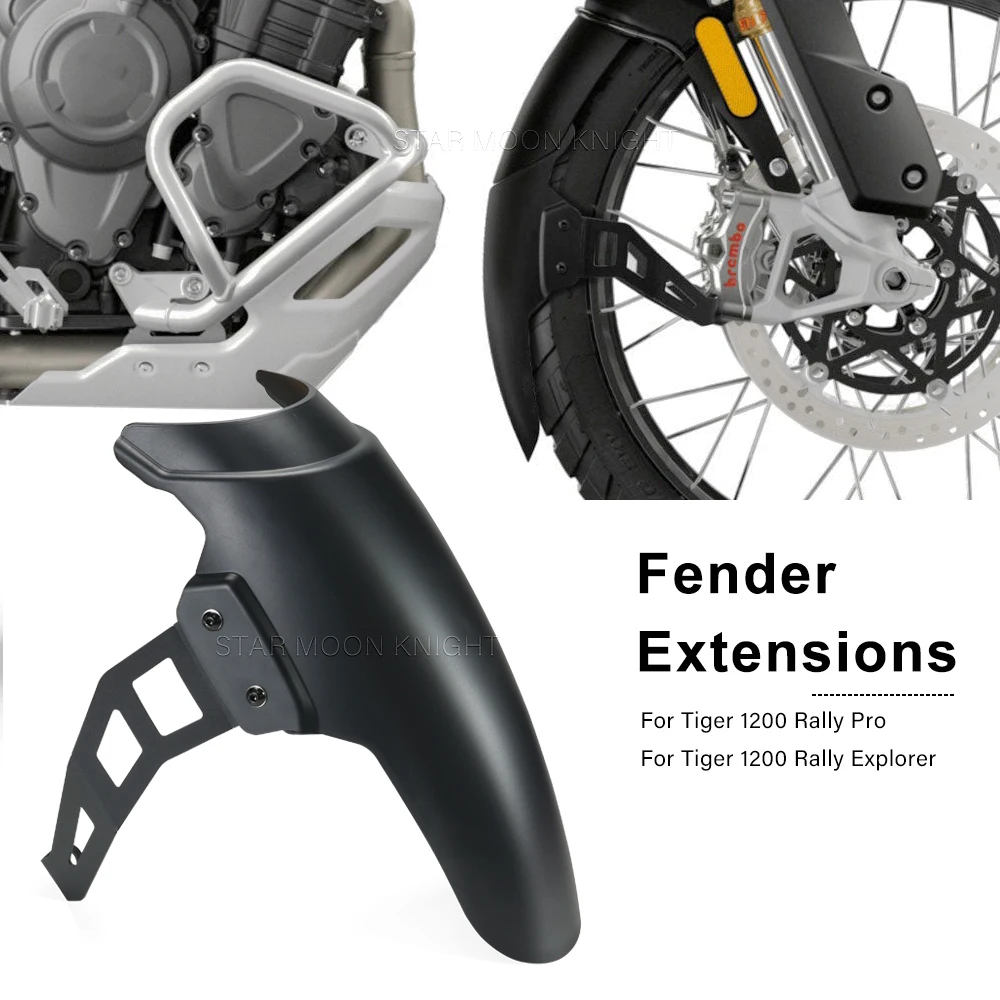 Mudguard Extender For Tiger 1200 Rally Pro Tiger 1200 Rally Explore 2022- Front Fender Extensions Splash Guard
Mudguard Extender For Tiger 1200 Rally Pro Tiger 1200 Rally Explore 2022- Front Fender Extensions Splash Guard